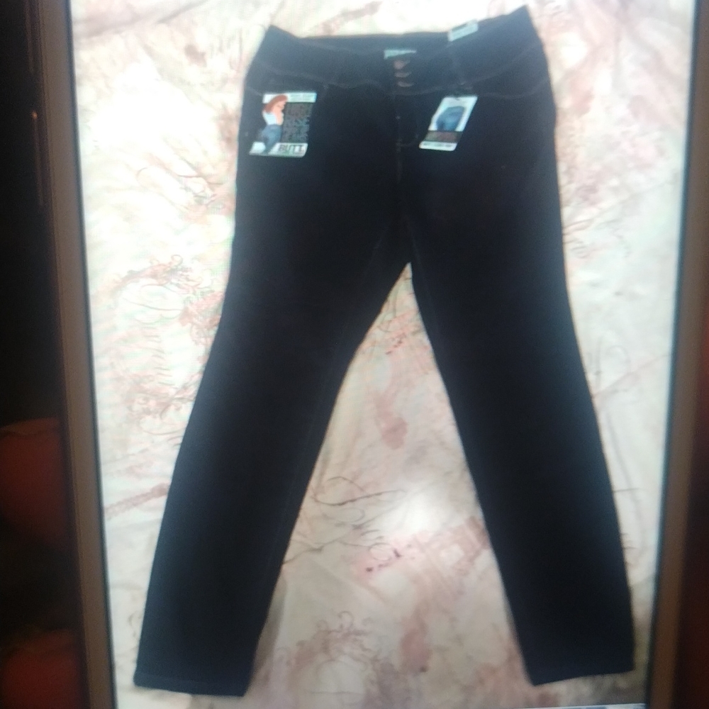 wax jeans butt lifting jeans DARK BLUE SIZE 16 NWOT